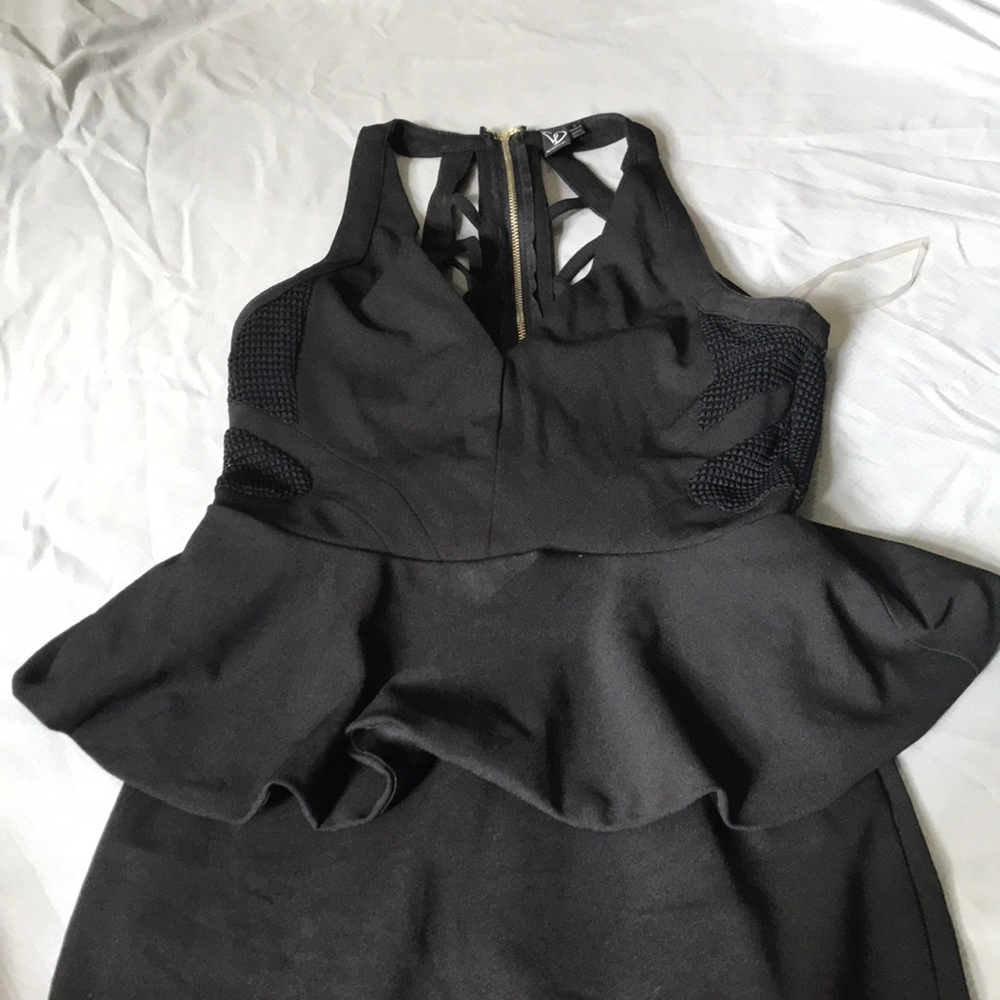 Windsor Black Form Fitting Dress